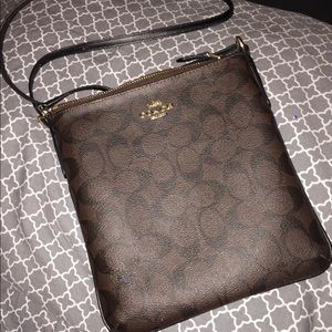 Dark brown, crossbody